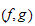 $\left( f,g\right) $