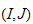 $(I,J)$