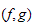 $(f,g)$